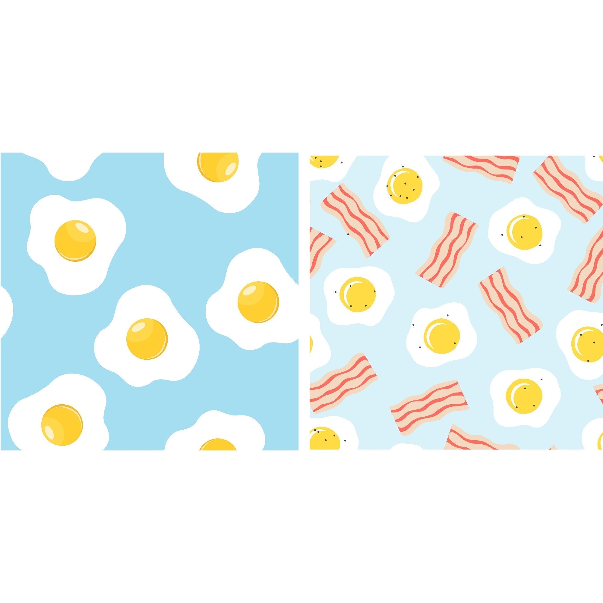 Swedish Dish Cloth Bacon And Eggs Set Of 2, Reusable Kitchen Cleaning Cloth, Farmhouse Decor