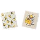 Swedish Dish Cloth 2Pc Bee Grateful Assorted - Set of 6