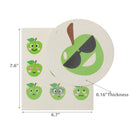 Swedish Circle & Square Dish Cloth 2Pc Green Apple Assorted - Set of 6