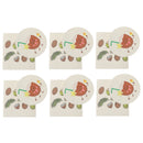 Swedish Circle & Square Dish Cloth 2Pc Coconut Assorted - Set of 6