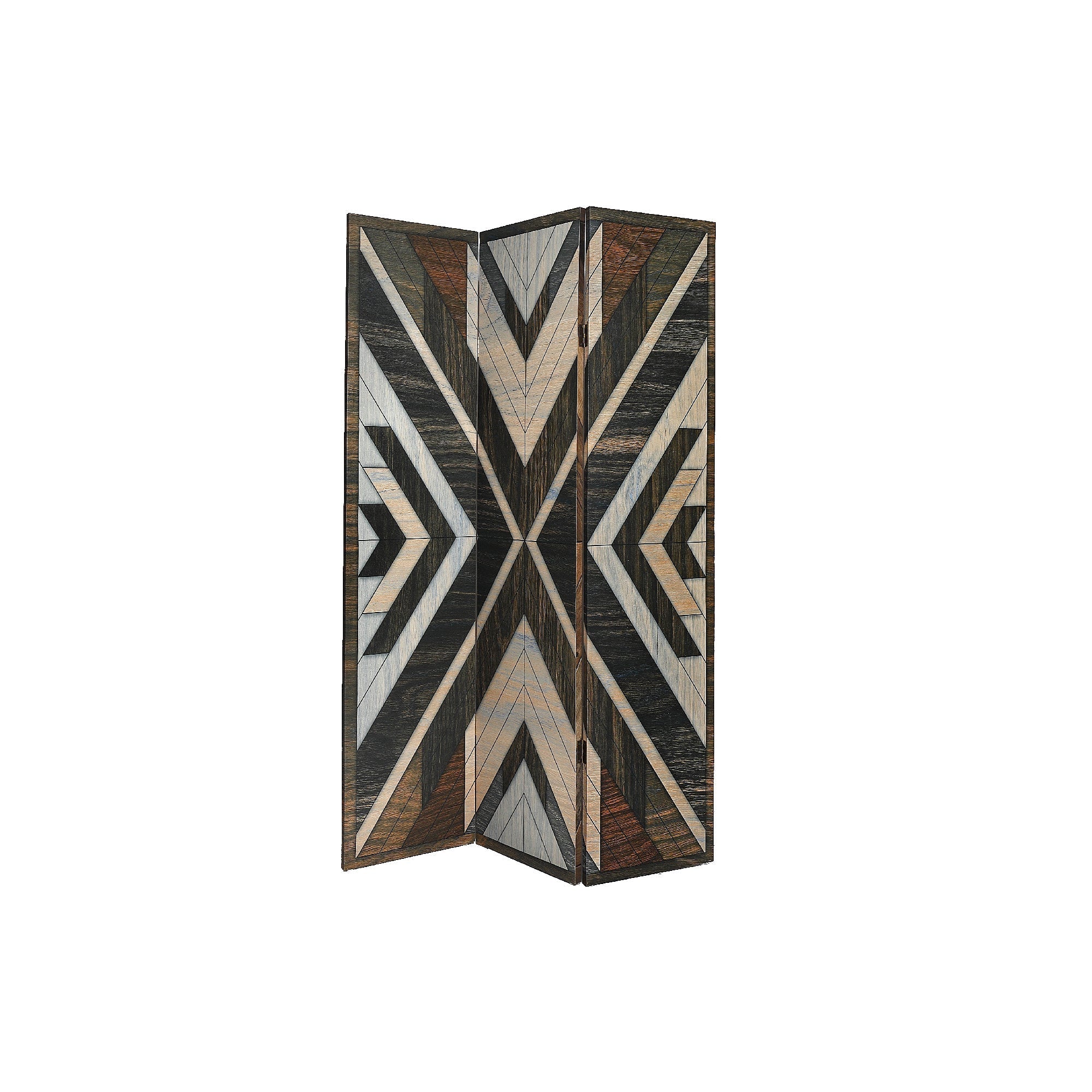 Double Sided Canvas Room Divider Alder Decorative Screen For Home
