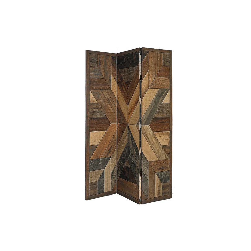 Double Sided Canvas Room Divider Alder Decorative Screen For Home