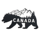 Metal Black Wall Decor Canada Bear