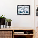 Wooden Lake House Fish Wall Decor