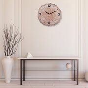 Wooden Oval Wall Clock Bark Edge, Oval Wooden Wall Clock With Bark Edge, Rustic Farmhouse Decor, Natural Wood Timepiece