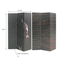 Double Sided Canvas Screen Buddha Side View