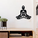 Metal Black Wall Decorativer Meditation