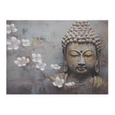 Canvas Wall Art Painting Buddha With Cherry Blossom