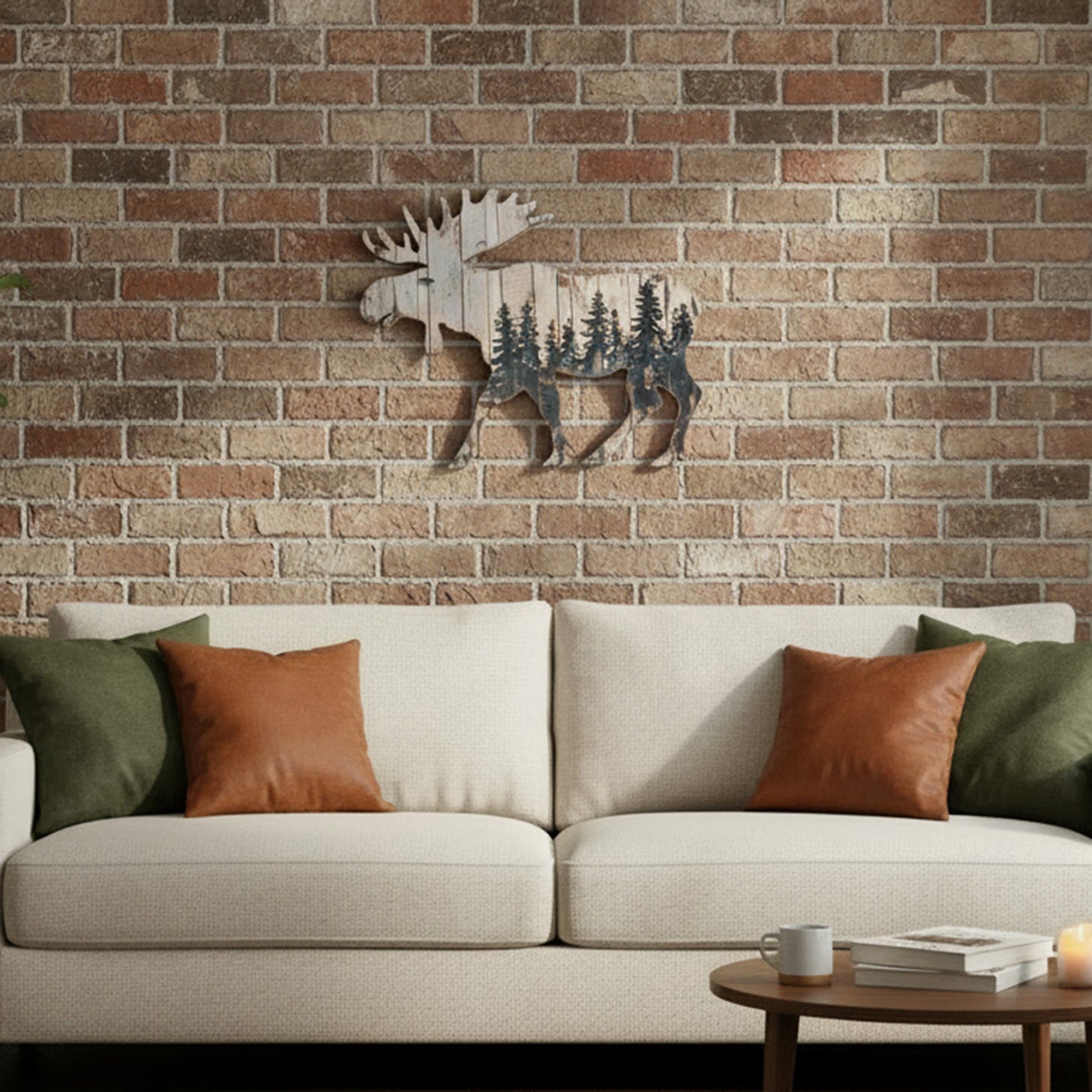 Laser-Cut Walking Moose Wall Decor Silhouette