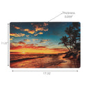 Plastic Placemat Sunset - Set of 12