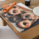 Plastic Placemat Bagels - Set of 12