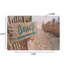 Plastic Placemat To The Beach - Set of 12
