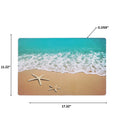 Plastic Placemat Beach & Starfish - Set of 12