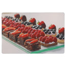 Plastic Placemat Dessert Squares - Set of 12