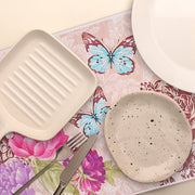 Plastic Placemat Botanical Gardens Set Of 12, Dining Table Decor, Kitchen Accessory