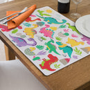 Plastic Placemat T-Rex - Set of 12