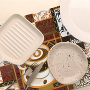 Coffee Galore Print Plastic Dining Placemat - Set of 12