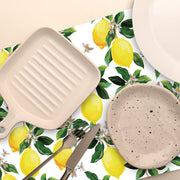 Plastic Placemat Lemon Branches Set Of 12, Dining Table Decor, Kitchen Accessory