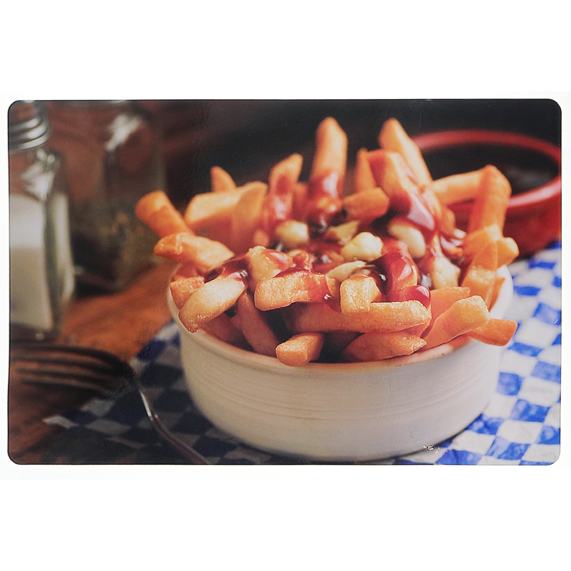 Plastic Placemat Poutine 12 X 18 Set Of 12, Kitchen Dining Table Decor