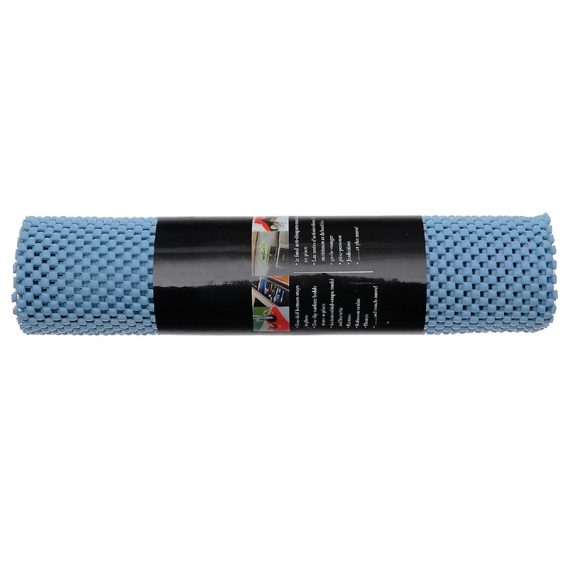 Anti Slip Pvc Mat (Blue) (12" X 59") - Set of 6