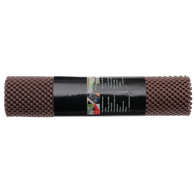 Anti Slip Pvc Mat (Chocolate) (12" X 59") - Set of 6