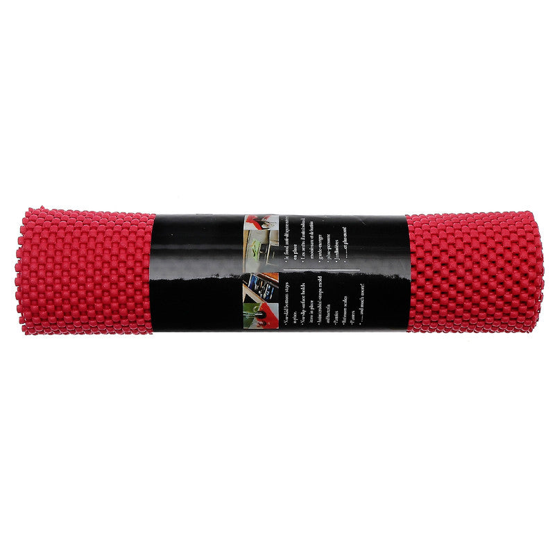 Anti Slip Pvc Mat (Red) (12" X 59") - Set of 6