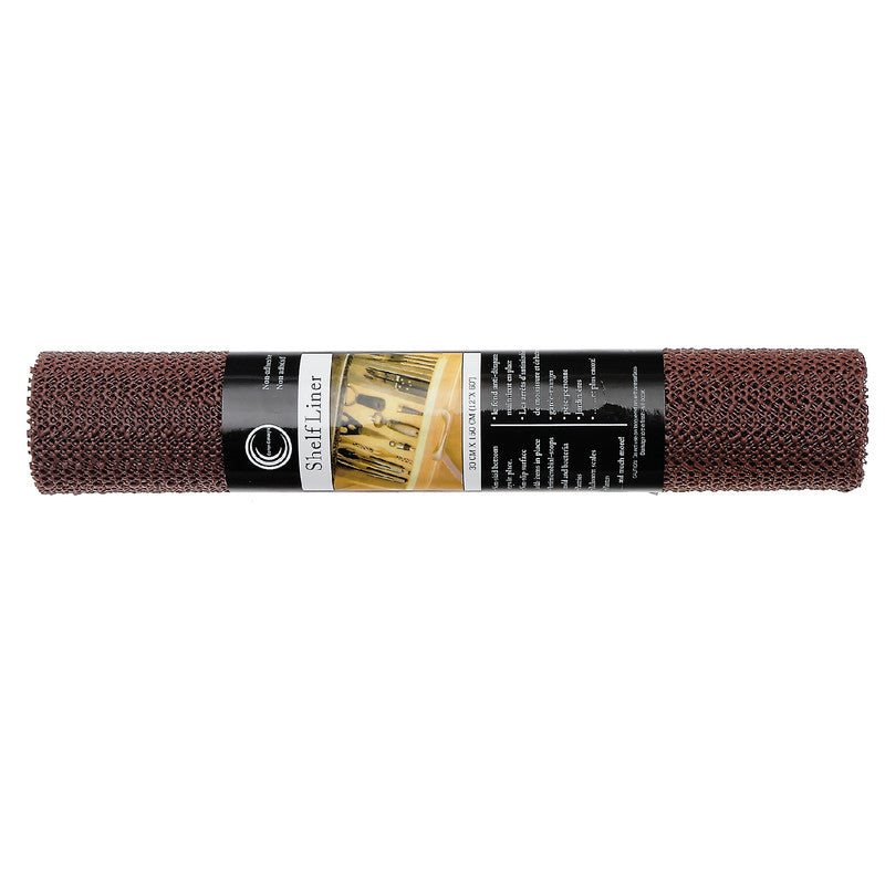Anti Slip Pvc Mat (Chocolate) (12" X 60") - Set of 6