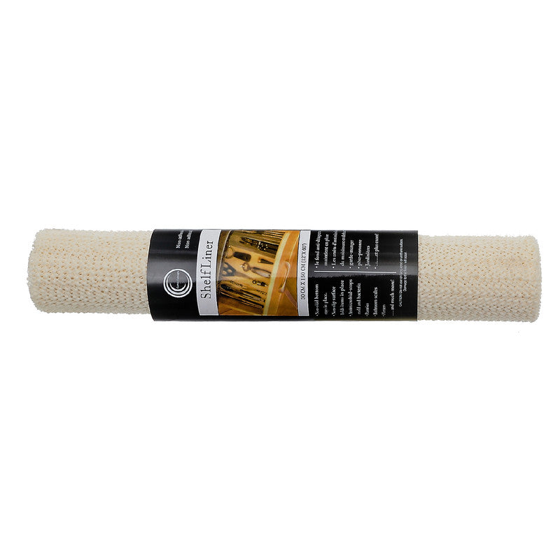 Anti Slip Pvc Mat (Natural) (12" X 60") - Set of 6