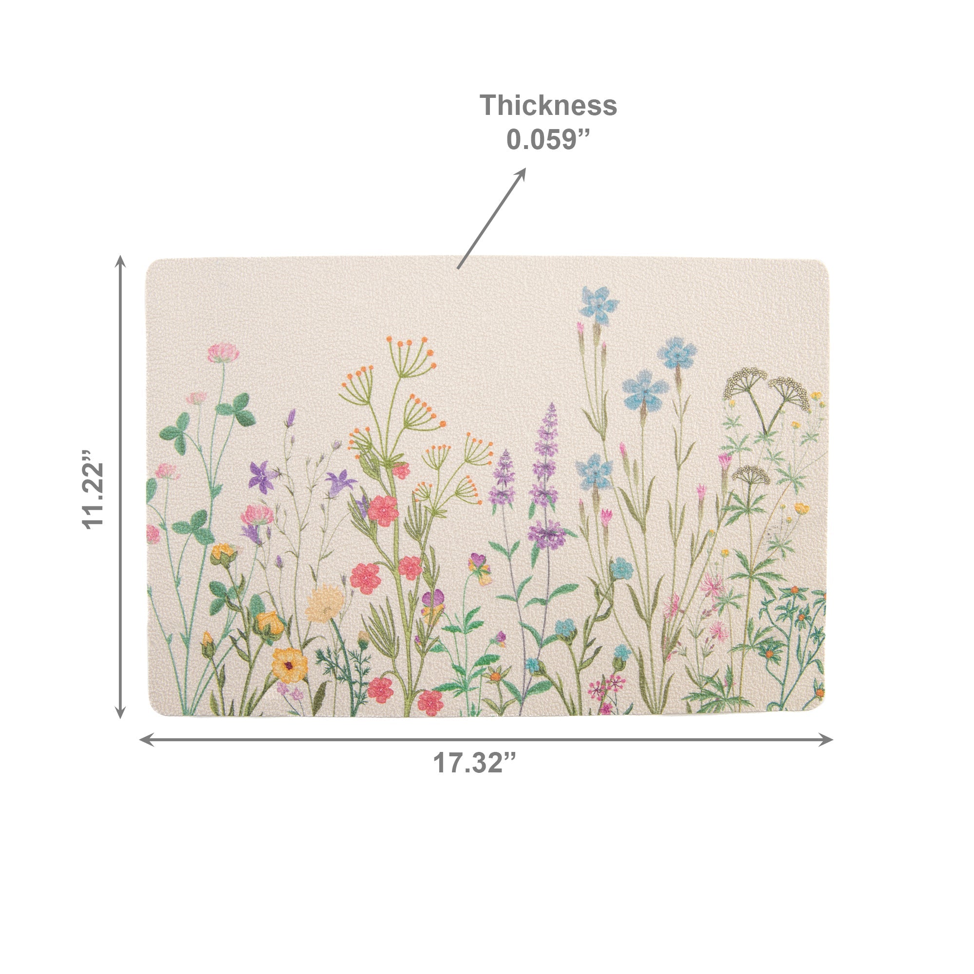 Botanical Garden EVA Table Placemat - Set of 12