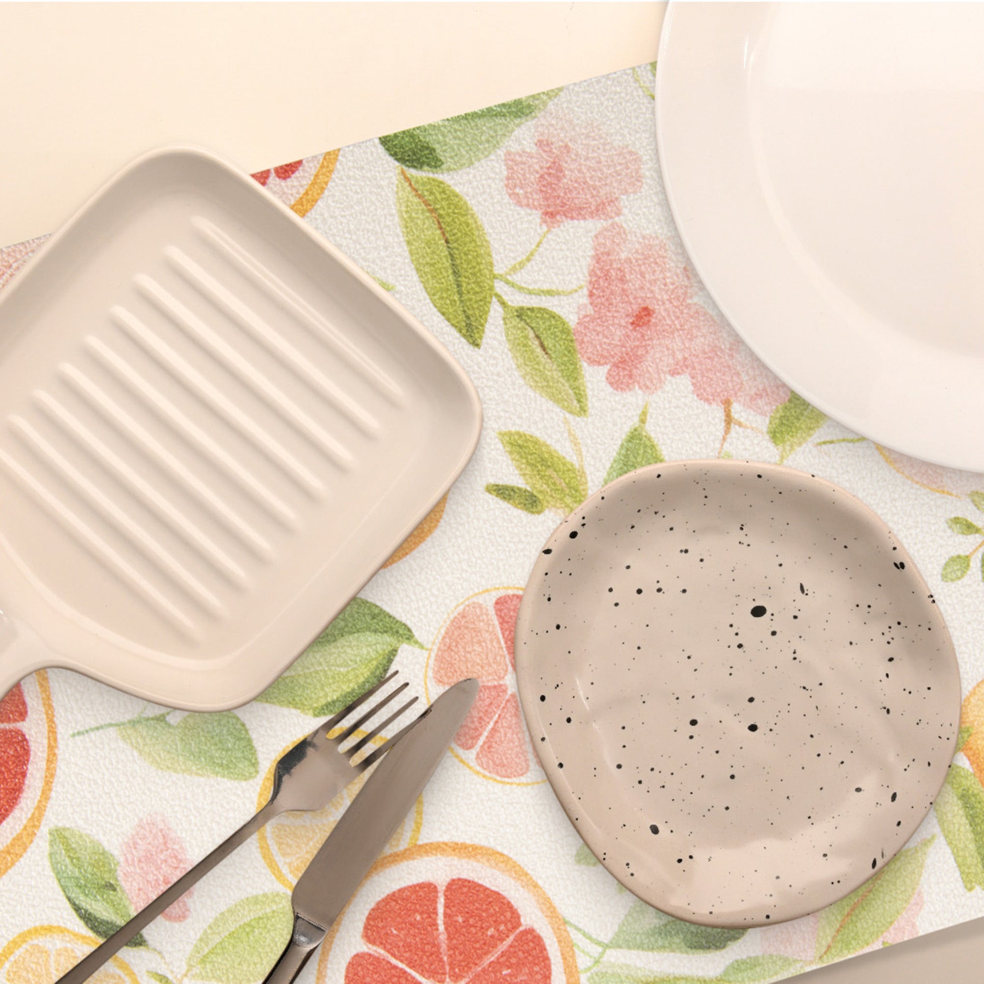 Citrus Crush Pattern EVA Table Placemat - Set of 12