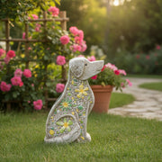 Solar-Powered Dog Outdoor Garden Figurine