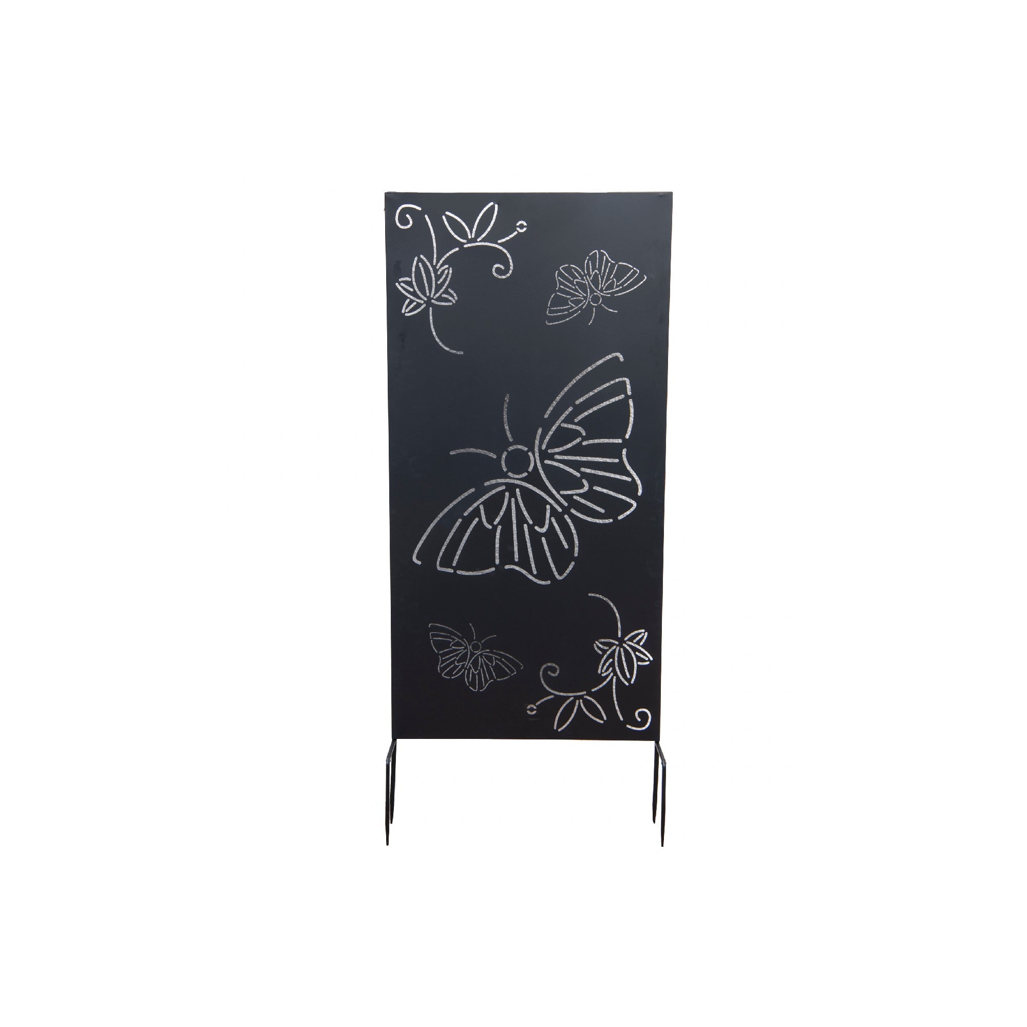 Butterfly Design Metal Outdoor Garden Screen