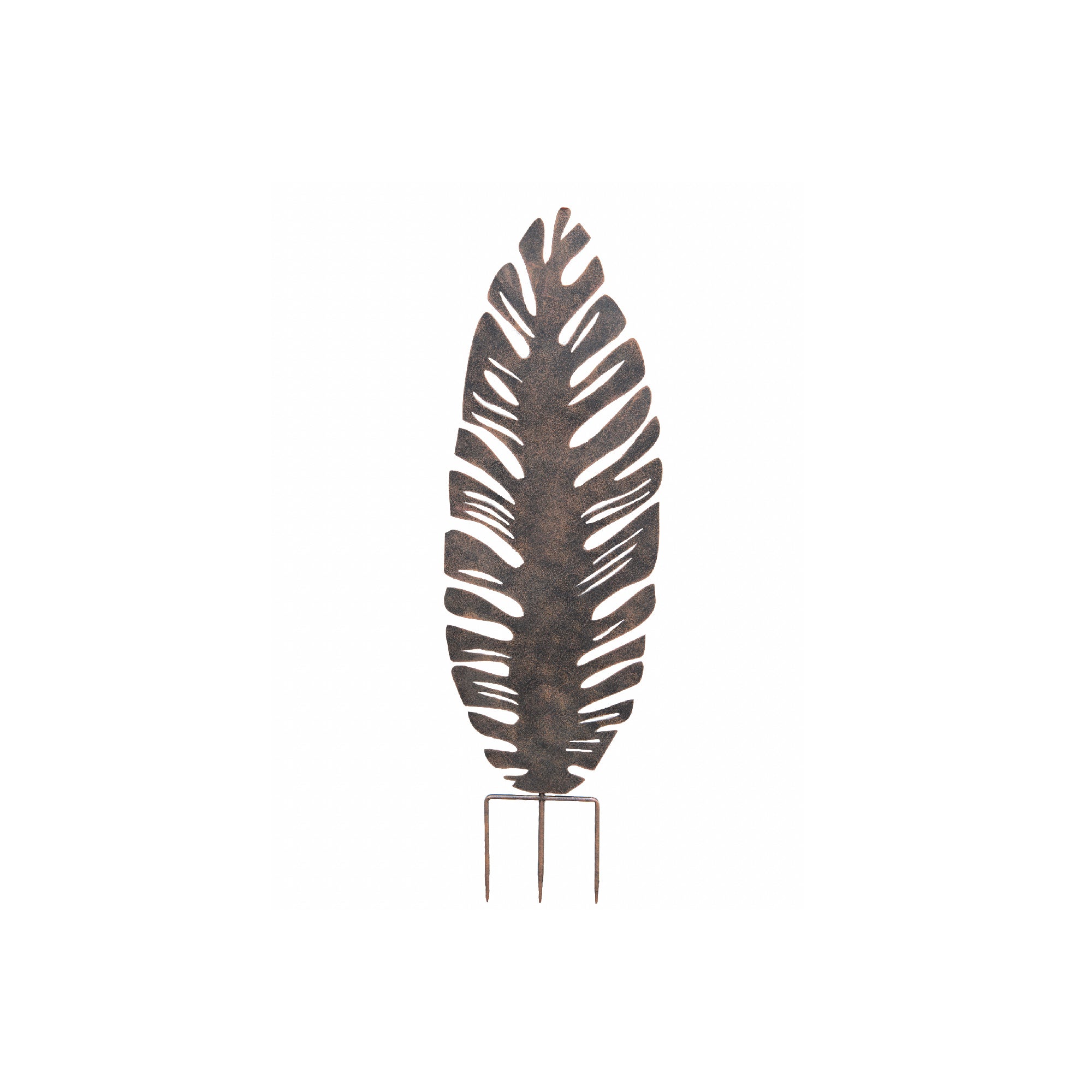 Decorative Metal Leaf Garden Stake