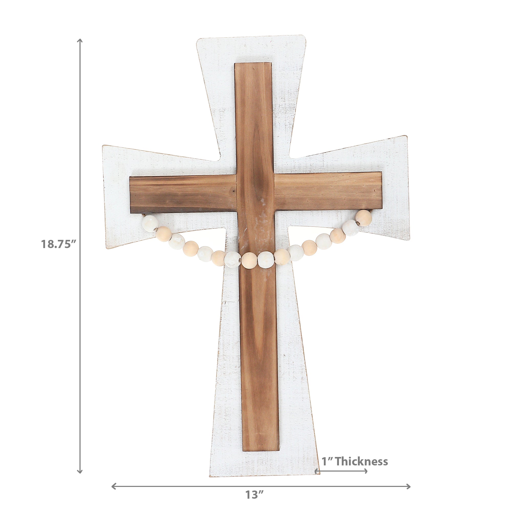 Wooden Wall Cross, Religious Wall Decor, Rustic Home Accent