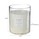 6 Wick Ambience Glass Candle (Unscented)