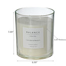 4 Wick Ambience Glass Candle (Pomelo Lime & Bergamot)