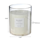 6 Wick Ambience Glass Candle (Pomelo Lime & Bergamot)