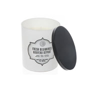 7 Oz White Jar Scented Candle With Lid, 7 Oz White Jar Candle, Compact Home Fragrance, Decorative Candle With Lid