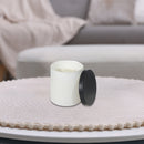 7Oz White Jar Scented Candle With Lid