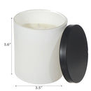 7Oz White Jar Scented Candle With Lid