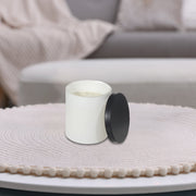 7 Oz White Jar Scented Candle With Lid, 7 Oz White Jar Candle, Compact Home Fragrance, Decorative Candle With Lid