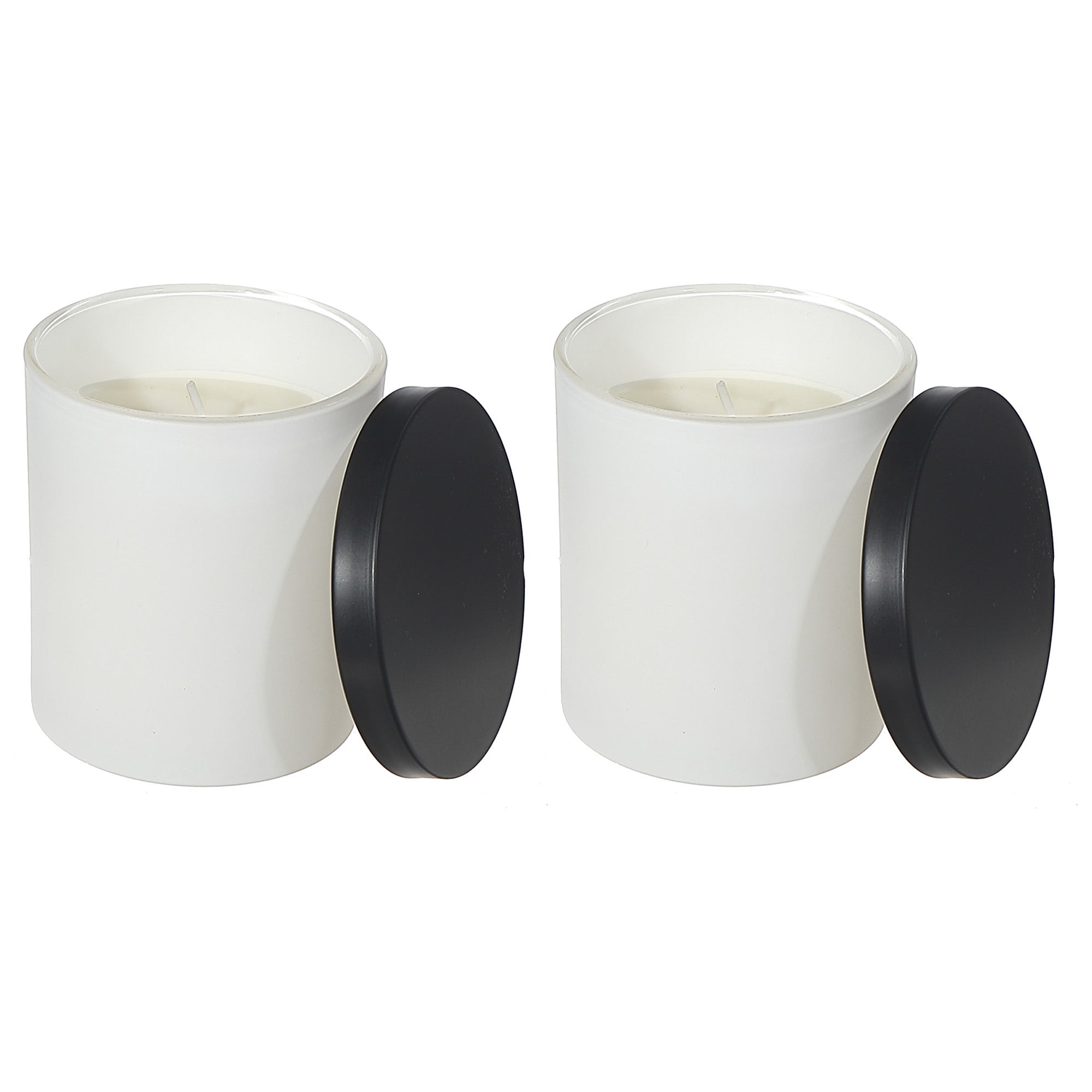7 Oz White Jar Scented Candle With Lid, 7 Oz White Jar Candle, Compact Home Fragrance, Decorative Candle With Lid