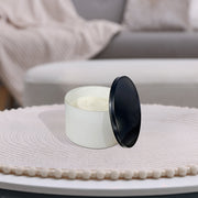 14Oz 3 Wick White Jar Scented Candle With Lid, 14 Oz White Jar 3 Wick Scented Candle With Lid, Modern Home Fragrance