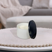 14Oz 3 Wick White Jar Scented Candle With Lid, 14 Oz White Jar 3 Wick Scented Candle With Lid, Modern Home Fragrance