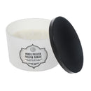 14Oz 3 Wick White Jar Scented Candle W/ Lid