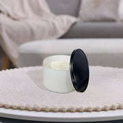 14Oz 3 Wick White Jar Scented Candle With Lid, 14 Oz White Jar 3 Wick Scented Candle With Lid, Modern Home Fragrance
