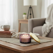 14 Ounces 3 Wick Mauve Jar Scented Candle Patchouli/Sandalwood