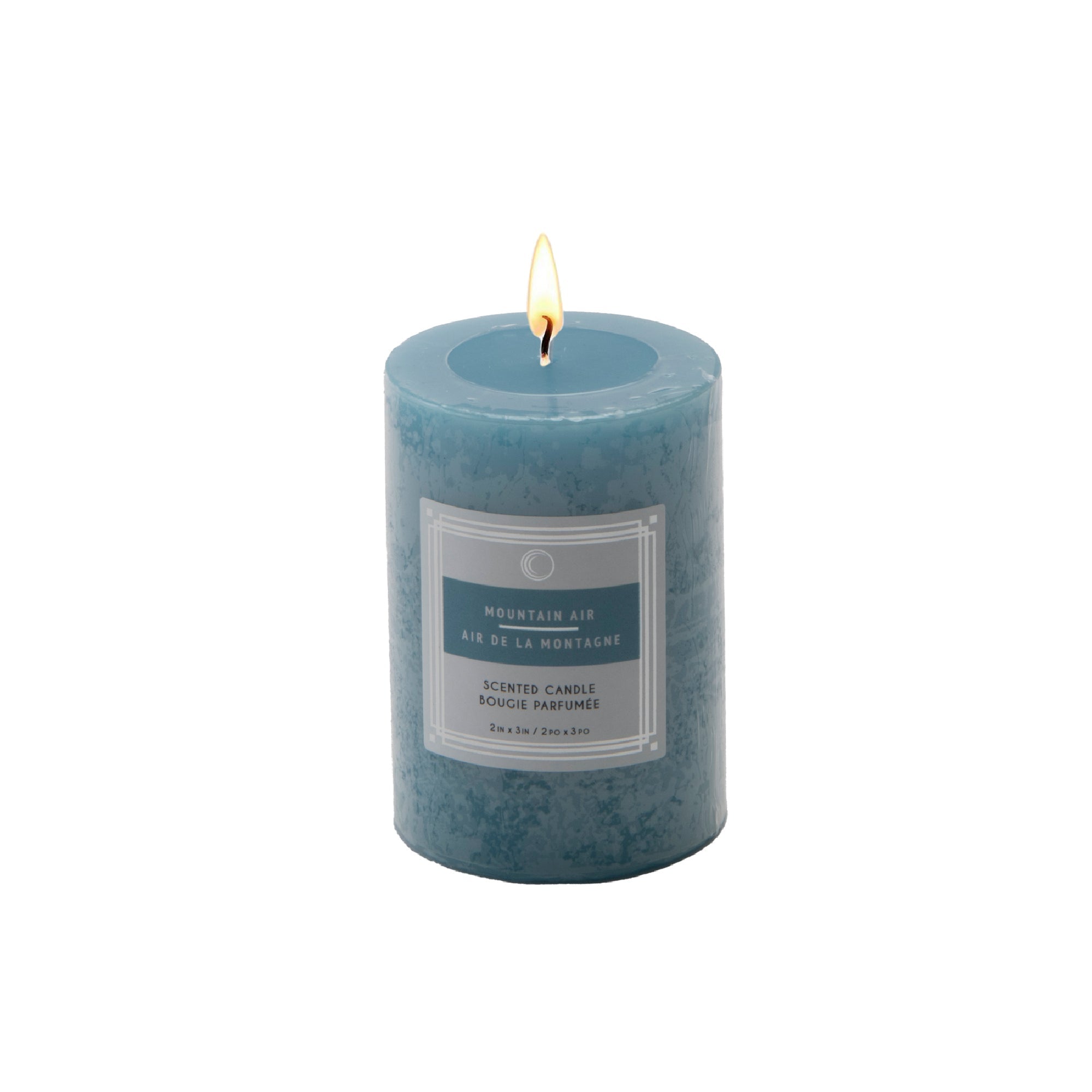 Mountain Air 2"x3" Scented Pillars, Set of 12, Home Fragrance, Aromatherapy