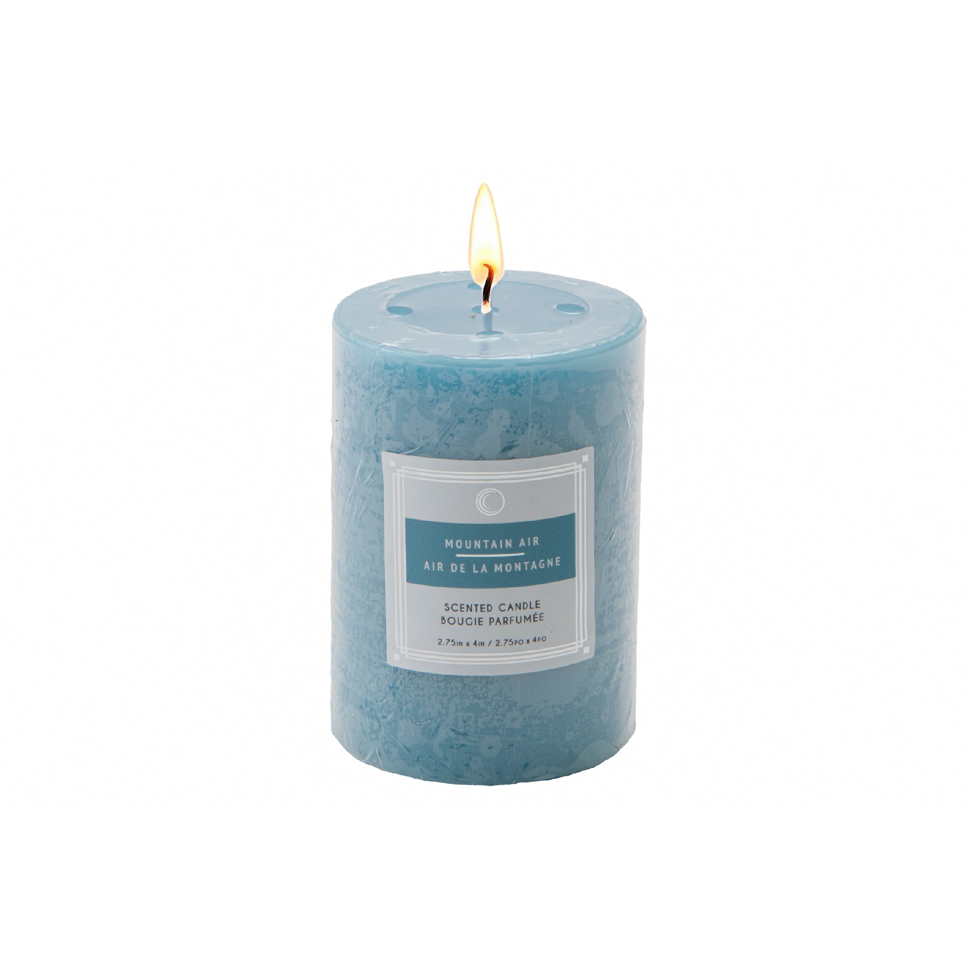 Mountain Air 2.75"x4" Scented Pillars, Set of 8, Home Fragrance, Aromatherapy