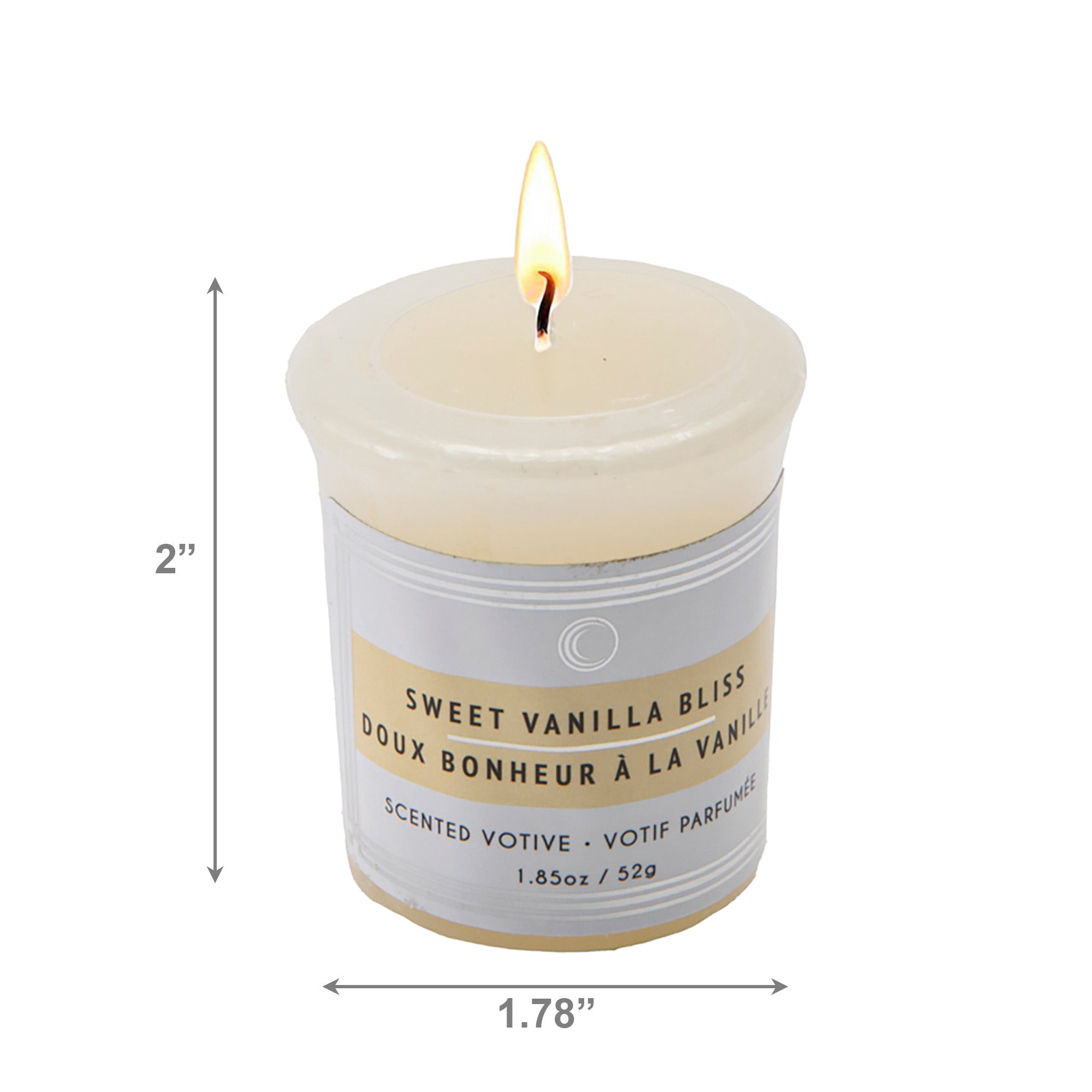 Sweet Vanilla Bliss Mushroom Votive Candles, Set of 12, Home Fragrance, Aromatherapy